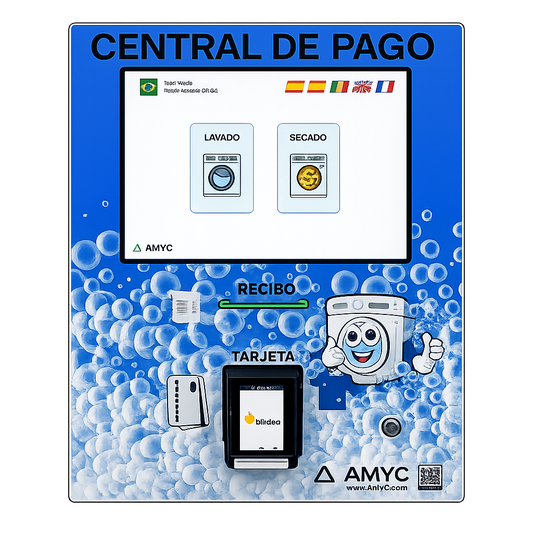 Central de Pago para Lavandería Autoservicio