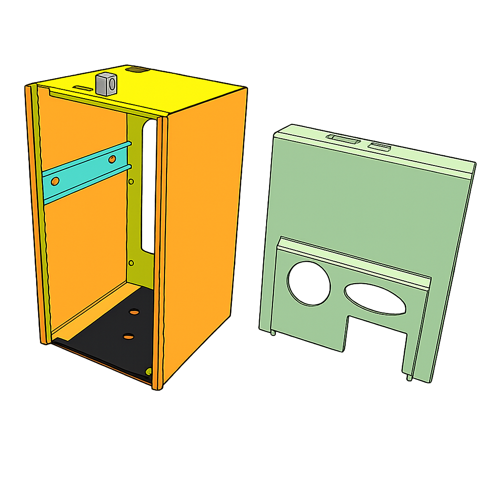 MUEBLE BLINDAJE para Máquina de Cambio AMYC MICRO