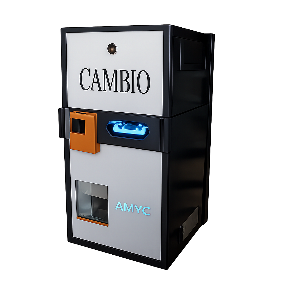 SOPORTE TRASERO ANTIVANDÁLICO para Maquína de cambio AMYC