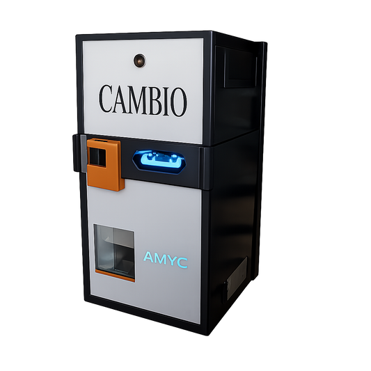SOPORTE TRASERO ANTIVANDÁLICO para Maquína de cambio AMYC